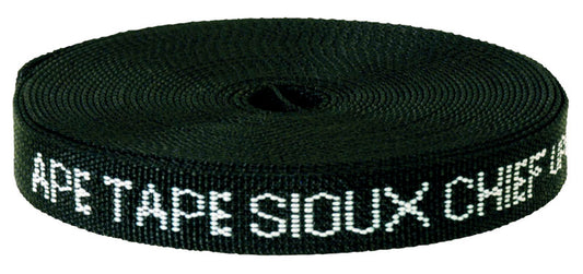 Sioux Chief Black Polyethylene Impact-Resistant ApeTape Woven Pipe Hanger Strap 25 ft. x 5/8 in.
