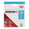 Arrow Fastener T50 3/8 in. W x 1/4 in. L 18 Ga. Wide Crown Heavy Duty Staples 1250 pk (Pack of 4)