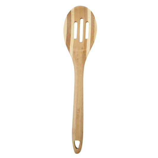 Core Kitchen Pro Chef 12 in. L Beige Bamboo Slotted Spoon