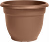 Bloem Chocolate Resin UV-Resistant Bell Ariana Planter 6.7 H x 8 Dia. in.