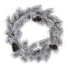 Celebrations Home 30 in. D LED Prelit Multicolored Snowy Scotch Pine Wreath (Pack of 4)