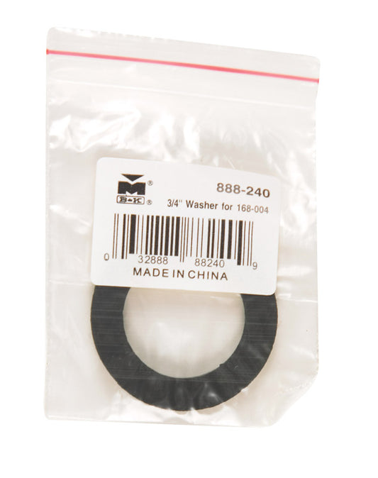 BK Products 3/4 in. Dia. Rubber Washer 5 (Pack of 5)