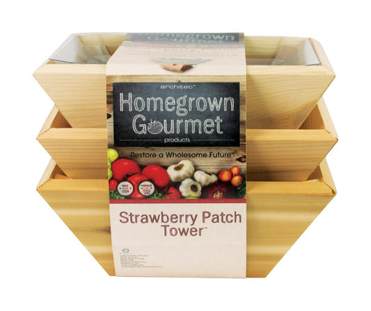 Architec Homegrown Gourmet Brown Cedar Strawberry Patch Tower