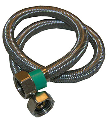 Lasco 1/2 in. FIP X 1/2 in. D FIP 30 in. Braided Stainless Steel Faucet Supply Line