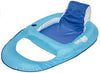SwimWays Blue Fabric/Mesh Inflatable Recliner Pool Float