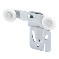Prime-Line 7/8 in. D Silver Steel Roller Assembly 2 pc - Deal of The Week