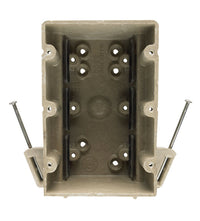 Allied Moulded 46 cu in Rectangle Fiberglass 3 gang Switch Box Beige