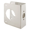 Prime-Line 4.5 in. H X 3.875 in. L Brushed Stainless Steel Stainless Steel Door Reinforcer