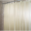 iDesign 72 in. H X 72 in. W Sand Solid Shower Curtain Vinyl