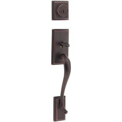 Juego de manijas Hawthorne 800HE LIP 15 SMT RCAL RCS - Níquel satinado