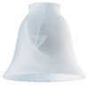 Westinghouse Bell White Glass Lamp Shade 1 pk (Pack of 6)