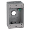 3/4" 4H 1G BOX GRY (A)