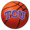 Texas Christian University Basketball Rug - 27in. Diameter