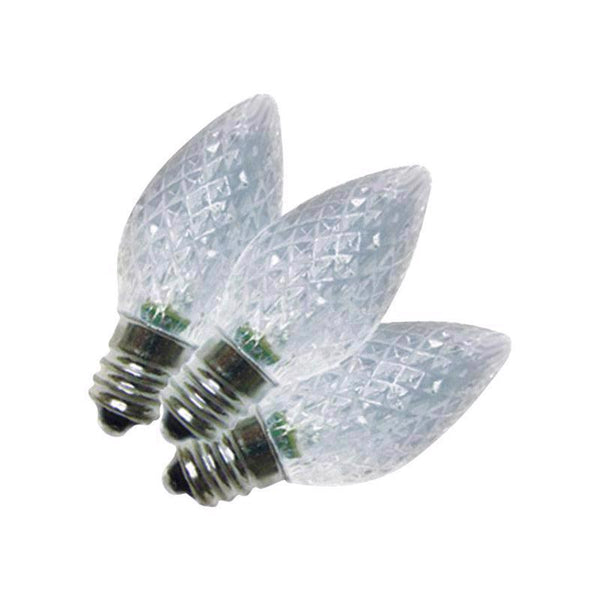 Holiday Bright Lights LED C7 Cool White 25 ct Replacement Christmas Light Bulbs - Deal of The Week