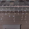 Celebrations Platinum LED T5 Warm White 100 ct Icicle Christmas Lights 9.5 ft. - Deal of The Week