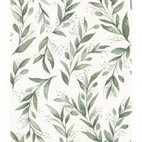 Magnolia Home by Joanna Gaines 20.5 in. W X 216 in. L Olive Branch Peel and Stick Wallpaper (Pack of 4)