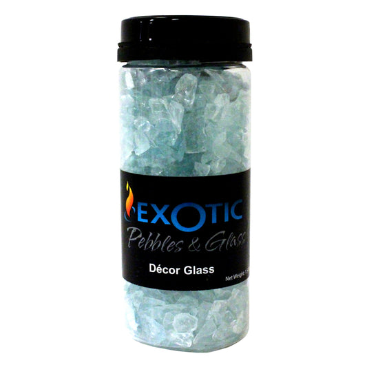 Exotic Pebbles & Aggregates EG-G-07 1 - 2MM Small Aqua Glass Deco