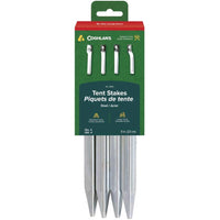 Coghlan's Silver Tent Stakes 9 in. H X 3.500 in. W X 1.250 in. L 4 pk