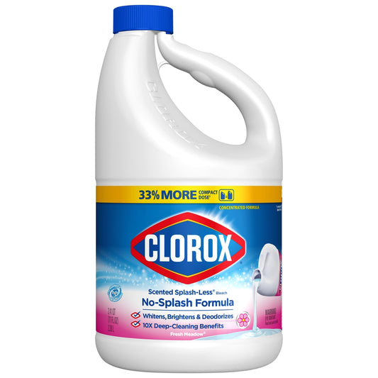 Clorox Splash-Less Fresh Meadow Scent Bleach 77 oz (Pack of 6)