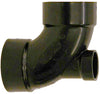 Charlotte Pipe 3 in. Hub X 3 in. D Hub ABS 90 Degree Elbow
