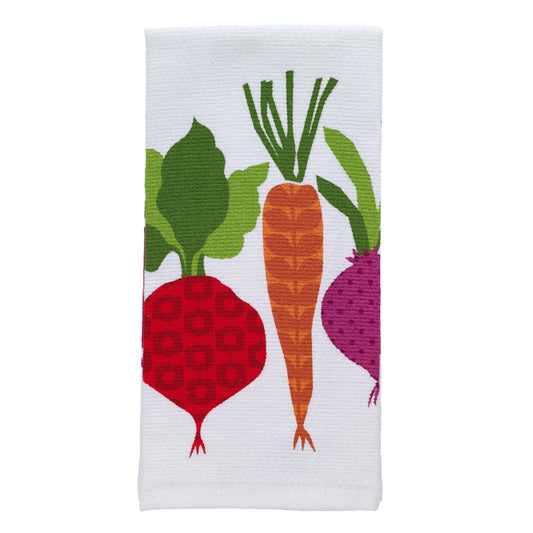 T-Fal Multicolored Cotton Veggies Kitchen Towel (Pack of 6)
