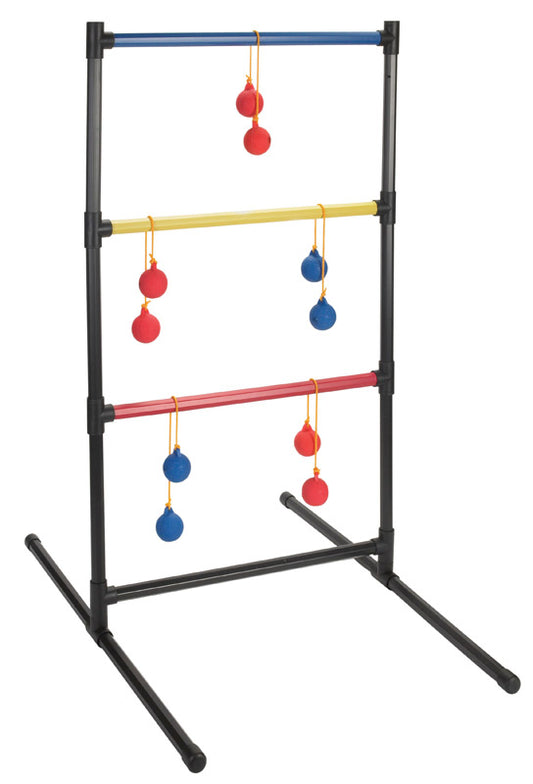 Halex Lasso Golf Multicolored PVC 2-Target Ladders and 6-Balls Throwing Set Game