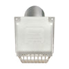 Deflect-O Jordan 11 in. L X 4 in. D Silver/White Aluminum Vent Dryer Hood