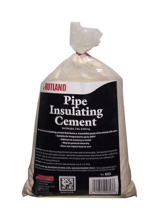 Rutland Pipe Insulating Cement 2 lbs. (Pack of 12)