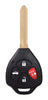 KeyStart Renewal KitAdvanced Remote Automotive Replacement Key TOY052H Double For Toyota