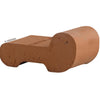 Deroma 1.45 in. H X 1.6 in. W Clay Standard Planter Feet Terracotta