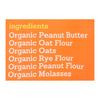 Riley's Organics Organic Dog Treats, Peanut Butter & Molasses Recipe, Large  - Case of 6 - 5 OZ