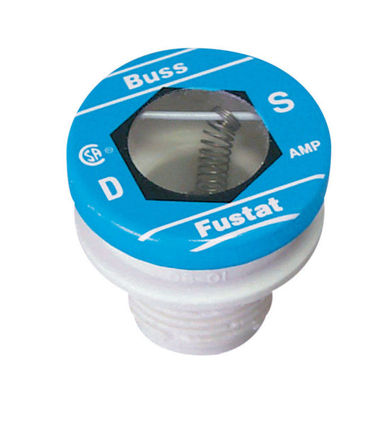Fusible de enchufe tipo S de Bussmann de 1,25 amperios, paquete de 1