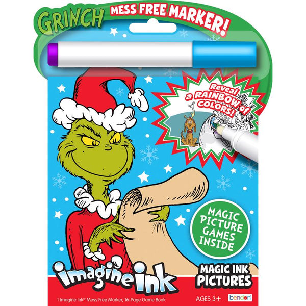 Imágenes mágicas de Bendon Imagine Ink Grinch (paquete de 12)