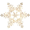 Impact Innovations Snowflake Silhouette 17 in. Hanging Decor