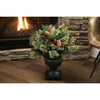 Celebrations 2 ft. Full LED 35 ct Twig Pine Bow Color Changing Porch Bush