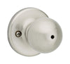 Kwikset  Polo  Satin Nickel  Steel  Privacy Knob  3  Right or Left Handed