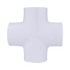Charlotte Pipe Schedule 40 1/2 in. Slip X 1/2 in. D Slip PVC Cross 1 pk