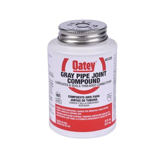 Oatey Gray Pipe Joint Compound 8 oz (Pack of 12)
