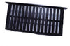 Air Vent 8 in. H X 16 in. W Black Plastic Foundation Vent