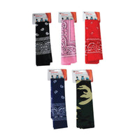 Diamond Visions Bandana Assorted Colors One Size Fits All (Pack of 48)