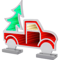 Celebrations LED Multi Truck Animated Decor 13.78 in. (Pack of 4)