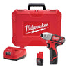 Milwaukee M12 12 V Cordless Brushed Impact Driver Kit 1000 in-lb