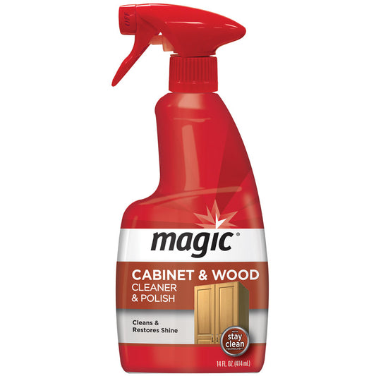 Magic Almond Scent Cabinet and Wood Cleaner 14 oz. Spray (Pack of 6)