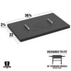Blackstone Black Griddle Cover 36 in. W x 22 in. D x 3 in. H