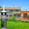 GE White Supreme Silicone Window and Door Caulk Sealant 10.1 oz (Pack of 12)