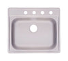 Franke Kindred Stainless Steel Top Mount 25 in. W X 22 in. L One Bowl Kitchen Sink