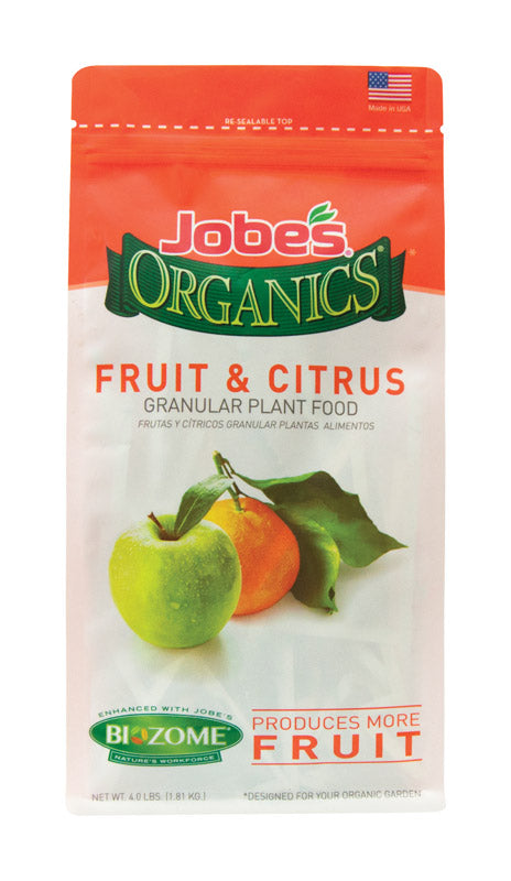 Jobe's Organics Granules Organic Plant Food 4 lb. (Pack of 6)