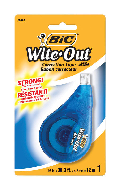Bic Wite-Out White Correction Tape 1 pk 1 pk (Pack of 6)