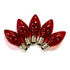 Holiday Bright Lights Incandescent C7 Red 25 ct Replacement Christmas Light Bulbs 0.08 ft. - Open Box
