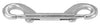 Campbell Chain 3/8 in. Dia. x 4-3/4 in. L Zinc-Plated Iron Double Ended Bolt Snap 110 lb. (Pack of 10)